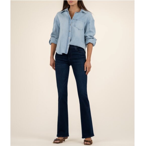 NWT Kut from the Kloth Natalie Mid Rise Flare Bootcut - 4 - Picture 1 of 12